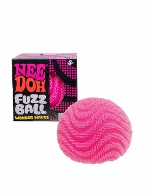 Nee Doh Fuzz Ball Wonder Waves Pink NeeDoh Sensory Toy
